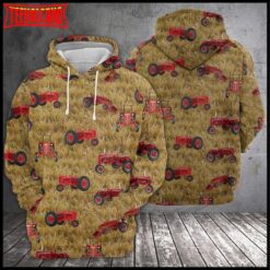 Farmall Tractor Farmer 3D Printed Hoodie