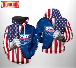 Florida Atlantic Owls NCAA US FLag 3D Printed Hoodie