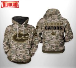 Florida Gators NCAA Camo Veteran 3D Printed Hoodie