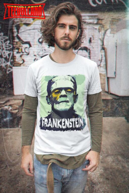 Frankenstein T-Shirt, Classic Monster Movie Poster T Shirt