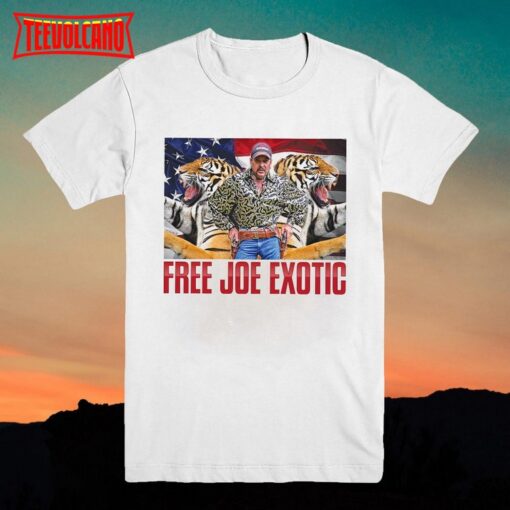 Free Joe T Shirt Vintage Exotic Tiger King T-shirt