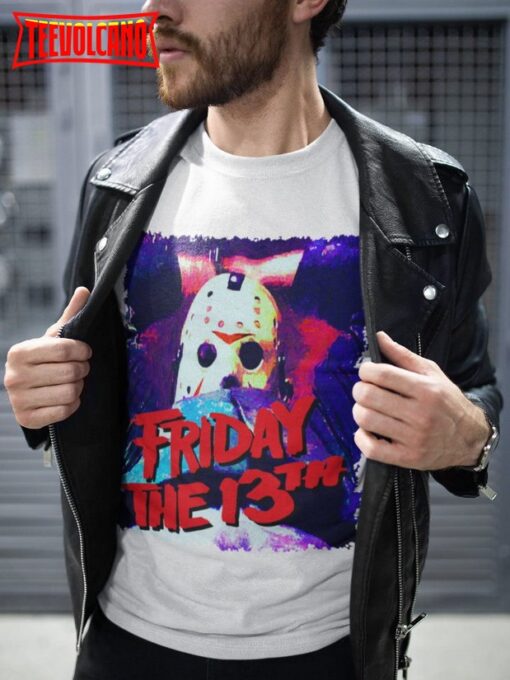 Friday the 13th Poster Style Soft T-Shirt, Horror Movie Fan Art T Shirt