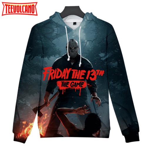 Friday The 13th The Game 3D Printed Hoodie