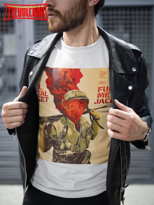 Full Metal Jacket Soft T-Shirt, Full Metal Jacket Movie Poster T Shirt