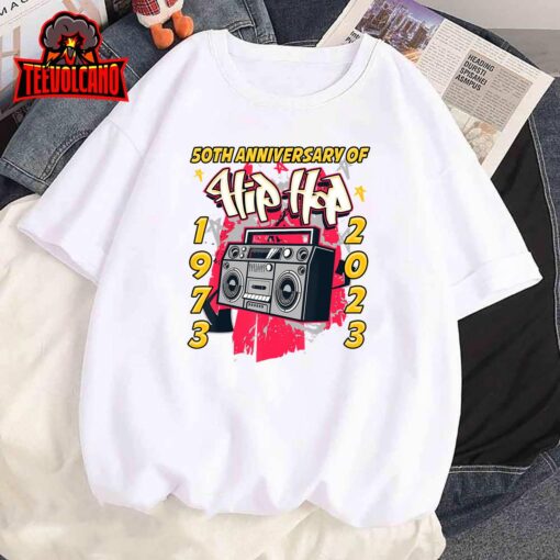 Funny 50 Years Old Hip Hop Graffiti T-Shirt