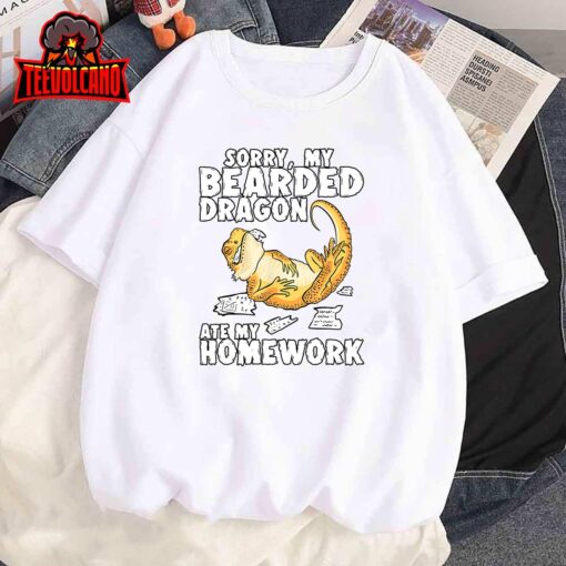 Funny Bearded Dragon, Reptile, Funny Lizard, Bearded Dragon T-Shirt