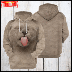 Funny Burmese Cat 3D Printed Hoodie