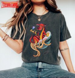 Funny Disney Mulan Characters Mushu Dragon Noodle Shirt