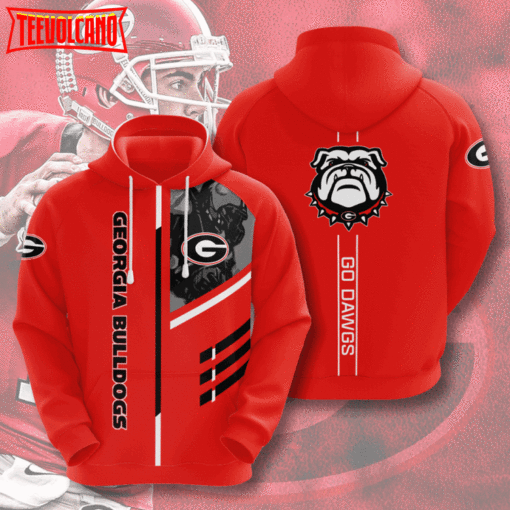 Georgia Bulldogs American Football 3D Printed Hoodie