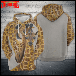 Giraffe Family 3D Printed Hoodie