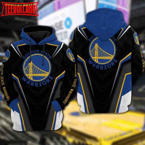 Golden State Warriors Basketball 3D Printed Hoodie