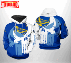 Golden State Warriors NBA Team Skull 3D Printed Hoodie