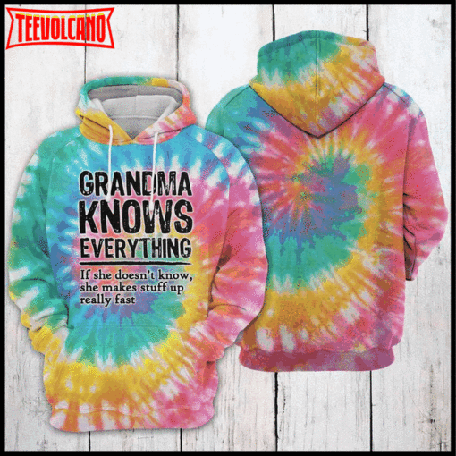 Grandma Knows Everything 3D Printed Hoodie