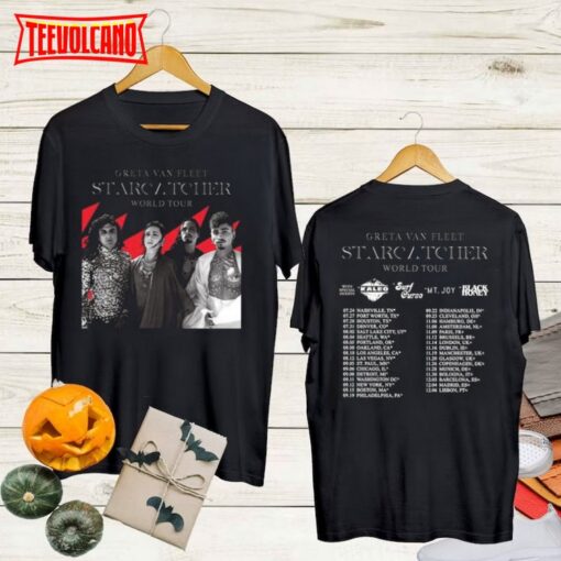 Graphic Greta Van Fleet Starcatcher World Tour 2023 T-shirt