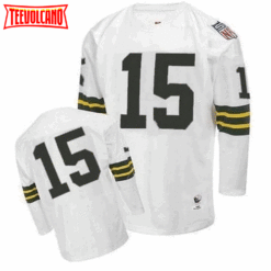 Green Bay Packers Bart Starr White 1969 Throwback Jersey