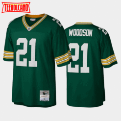 Green Bay Packers Charles Woodson Green 2010 Throwback Jersey