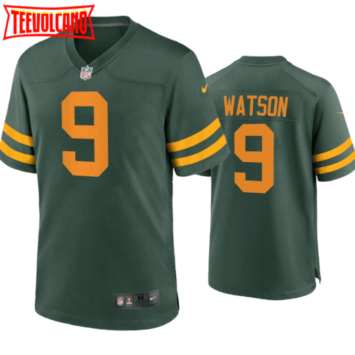 Green Bay Packers Christian Watson Green Throwback Jersey