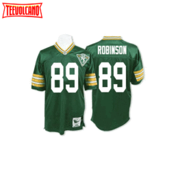 Green Bay Packers Dave Robinson Green 75th Anniversary Throwback Jersey