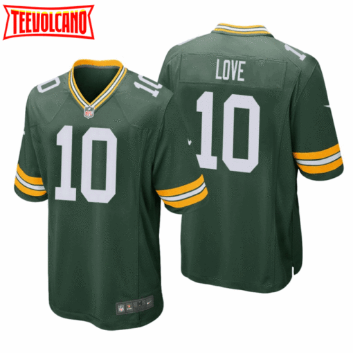 Green Bay Packers Jordan Love Green Limited Jersey