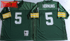 Green Bay Packers Paul Hornung Green Throwback Jersey