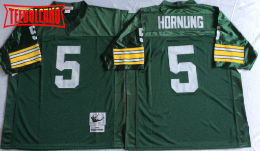 Green Bay Packers Paul Hornung Green Throwback Jersey