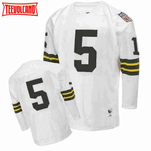 Green Bay Packers Paul Hornung White 1961 Throwback Jersey