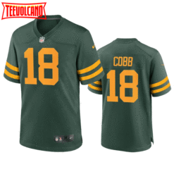 Green Bay Packers Randall Cobb Green Throwback Jersey