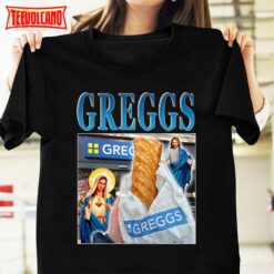 Greggs Homage T-Shirt, Bakery Chain Shirt, Greggs Plc Shirt