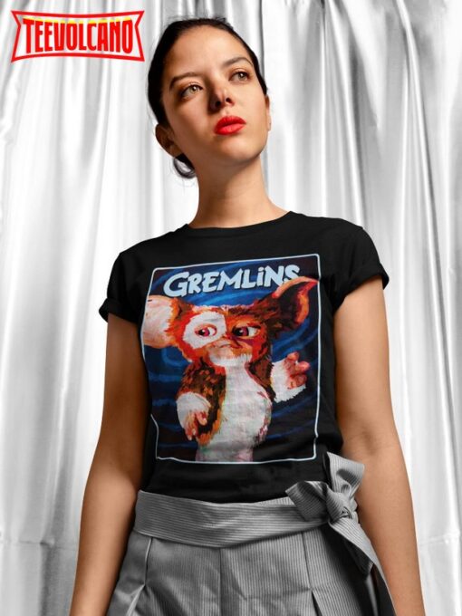 Gremlins Movie Poster Style Soft T Shirt, Vintage Gremlins Movie Shirt