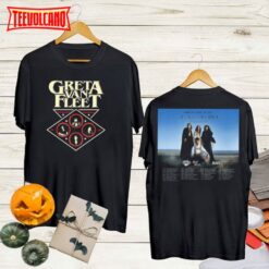 Greta Van Fleet Rock Band Vintage TShirt, Starcatcher World Tour 2023 Tshirt