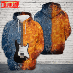 Guitar 3D Printed Hoodie