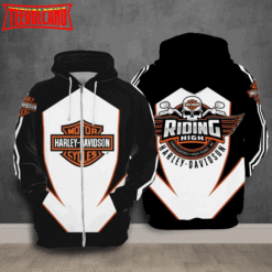 Harley Davidson 3D Printed Hoodie