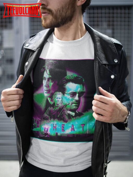 Heat Movie Poster T Shirt, 90s Movies Nostalgia Shirt