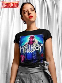 Hellboy Soft T Shirt, Hellboy Movie Poster T-Shirt