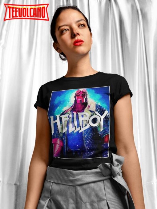 Hellboy Soft T Shirt, Hellboy Movie Poster T-Shirt