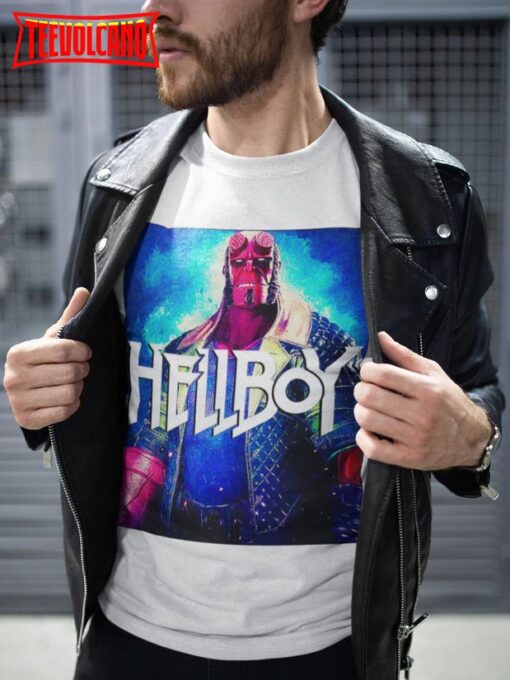 Hellboy Soft T Shirt, Hellboy Movie Poster T-Shirt