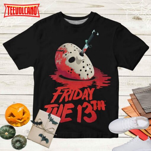 Horror Movie Poster Friday The 13th American Horror Franchise  3D T Shirt