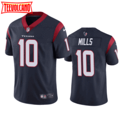 Houston Texans Davis Mills Navy Limited Jersey