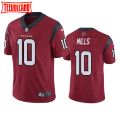 Houston Texans Davis Mills Red Limited Jersey