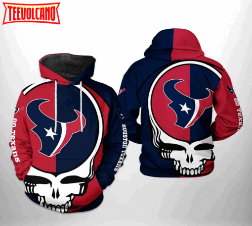 Houston Texans NFL Grateful Dead 3D Printed Hoodie