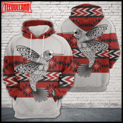 Hummingbird Zentangle Native Pattern 3D Printed Hoodie