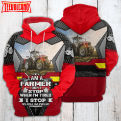 I Am A Farmer 3D Printed Hoodie