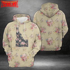 Idaho Floral Vintage 3D Printed Hoodie