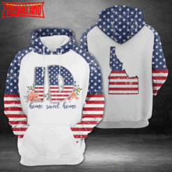 Idaho Home Sweet Home 3D Printed Hoodie