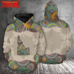 Idaho State Mandala 3D Printed Hoodie