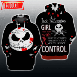 I’m A Jack Skellington Girl 3D Printed Hoodie