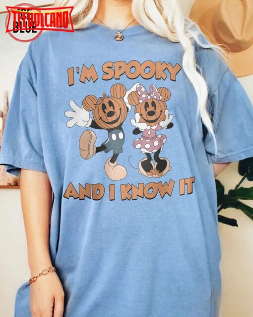 Im Spooky And I Know It Comfort Colors Shirt, Spooky Family Halloween Shirt