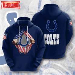 Indianapolis Colts American Football 3D Printed Hoodie