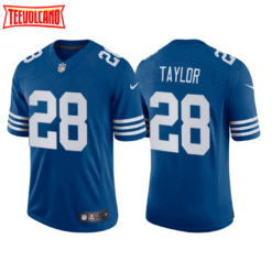 Indianapolis Colts Jonathan Taylor Royal Throwback Limited Jersey