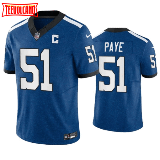 Indianapolis Colts Kwity Paye Indiana Nights Royal Limited Jersey